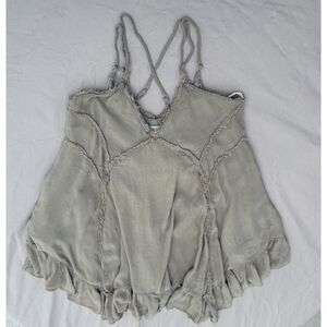 Mustard Seed Light Green Mini Dress Size S